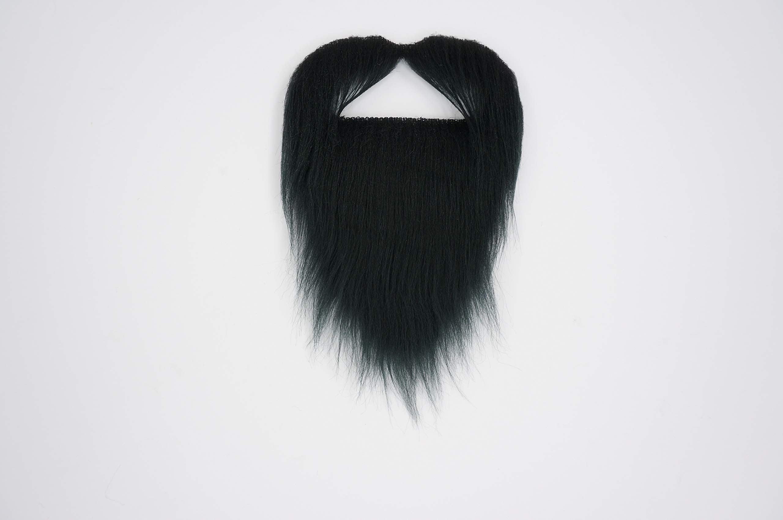 Mustaches Self Adhesive Ducktail Fake Beard, Novelty, False Facial Hair, Costume Accessory for Adults, Black Color - Image 3