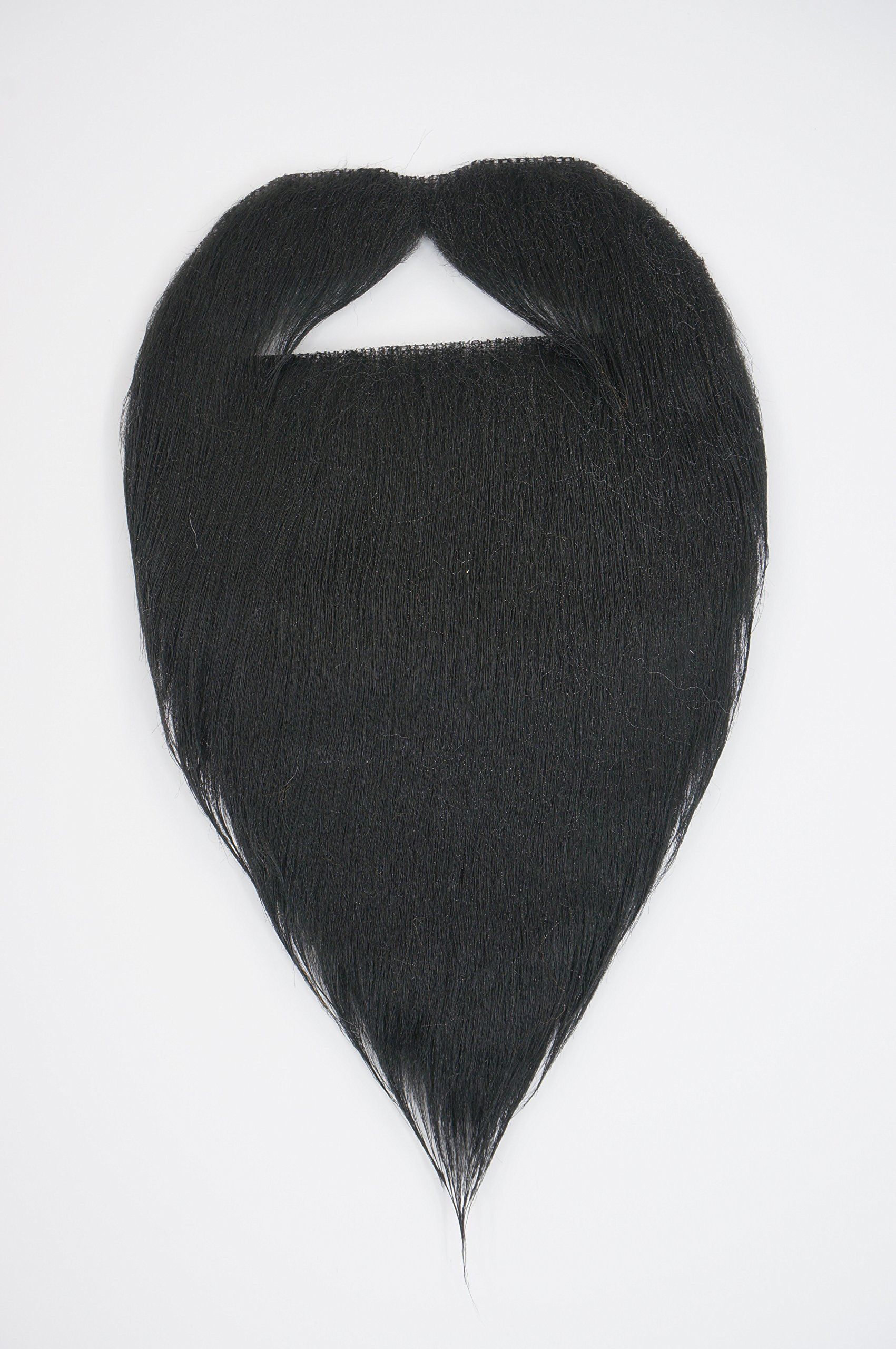 Mustaches Self Adhesive Fake Beard, Novelty, Philosopher False Facial Hair, Costume Accessory for Adults, Black Color - Image 3