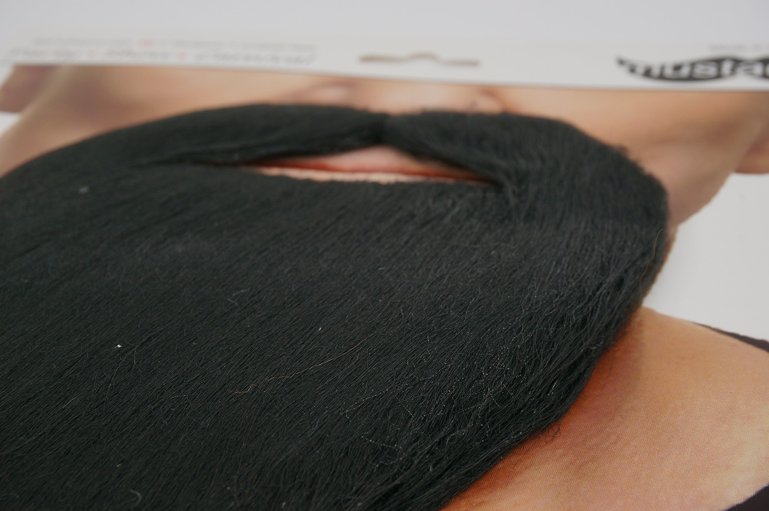 Mustaches Self Adhesive Fake Beard, Novelty, Philosopher False Facial Hair, Costume Accessory for Adults, Black Color - Image 5