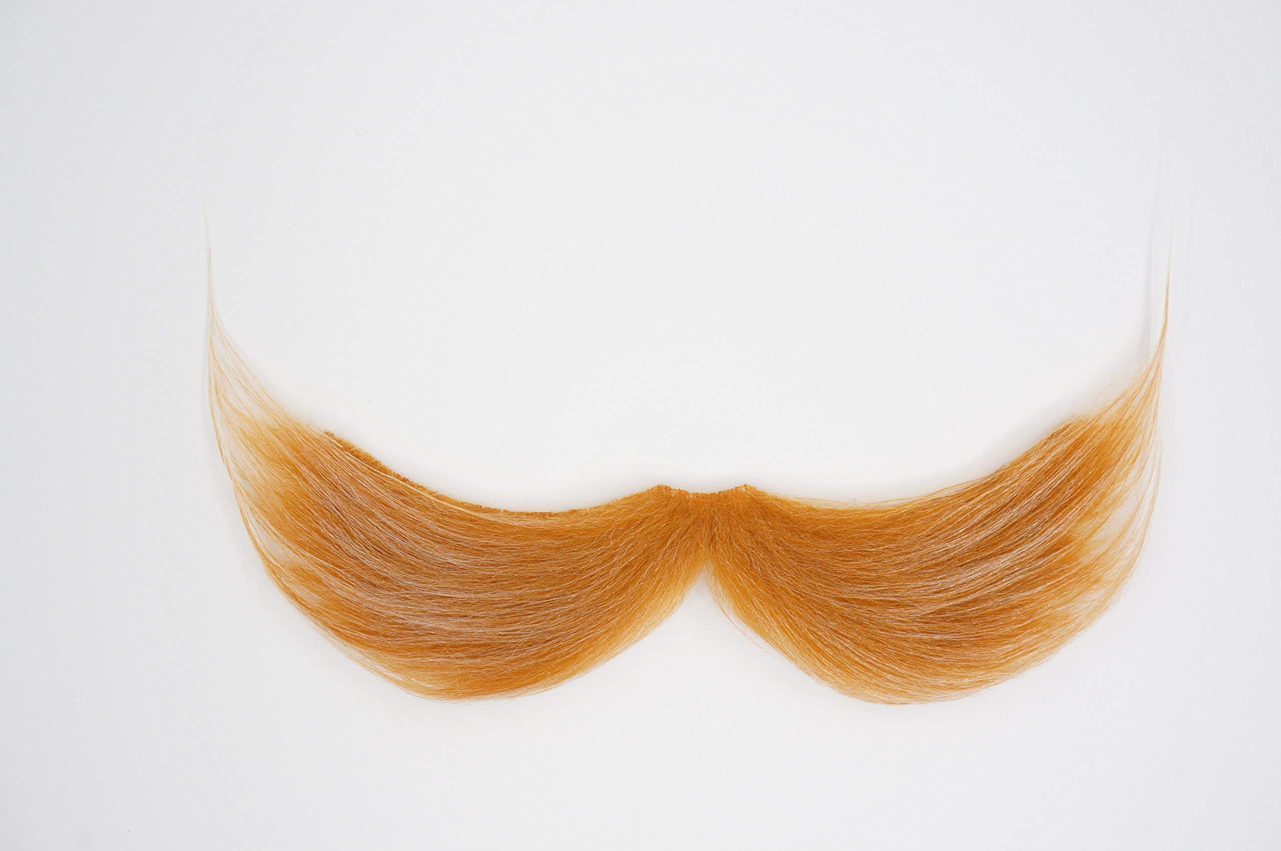 Mustaches Self Adhesive Fisherman's Fake Mustache, Novelty, False Facial Hair, Costume Accessory for Adults, Honey with White Color - Image 4