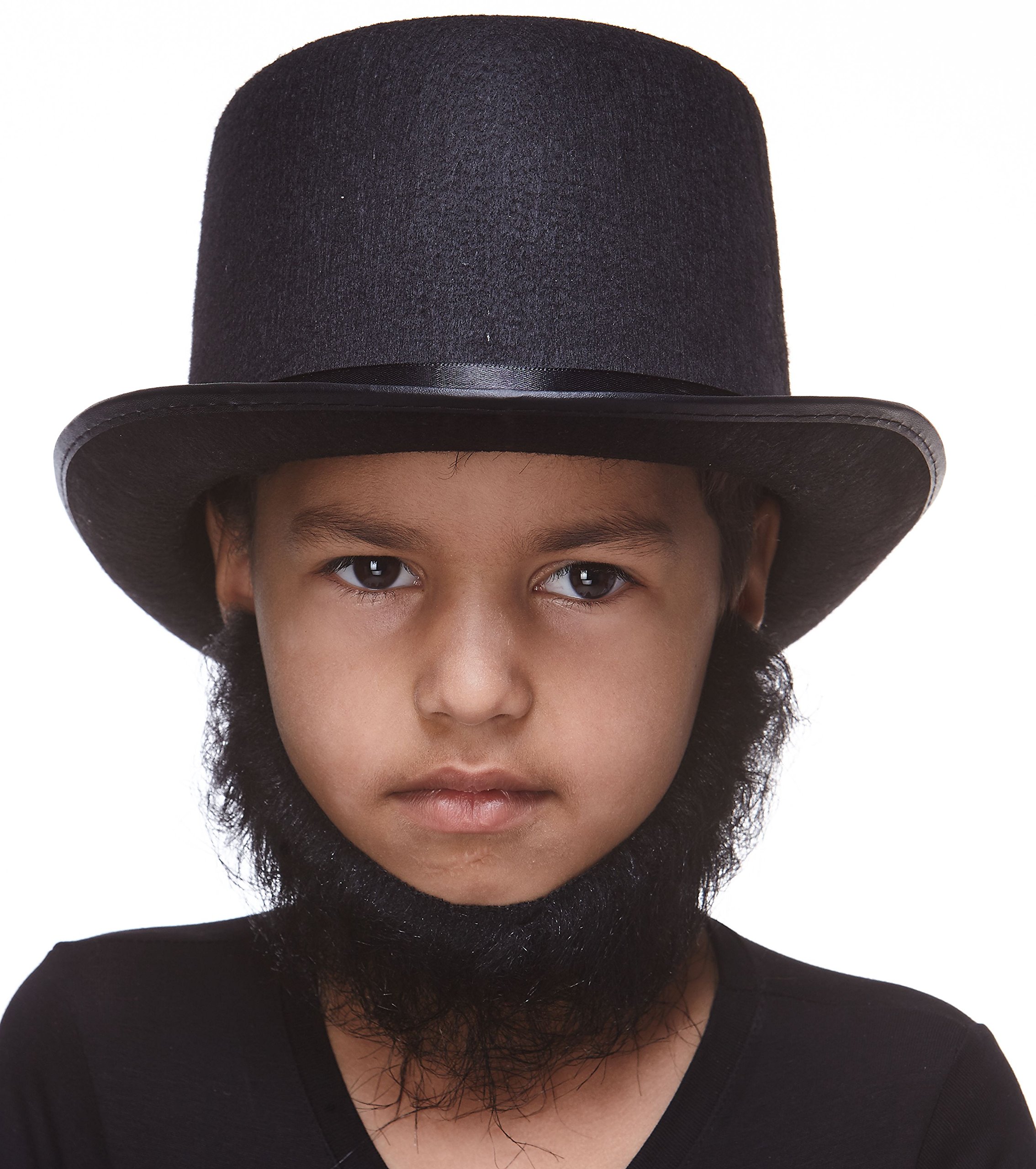 Mustaches Self Adhesive Morman Fake Beard for Kids, Novelty, Realistic False Facial Hair, Costume Accessory for Children - Image 5