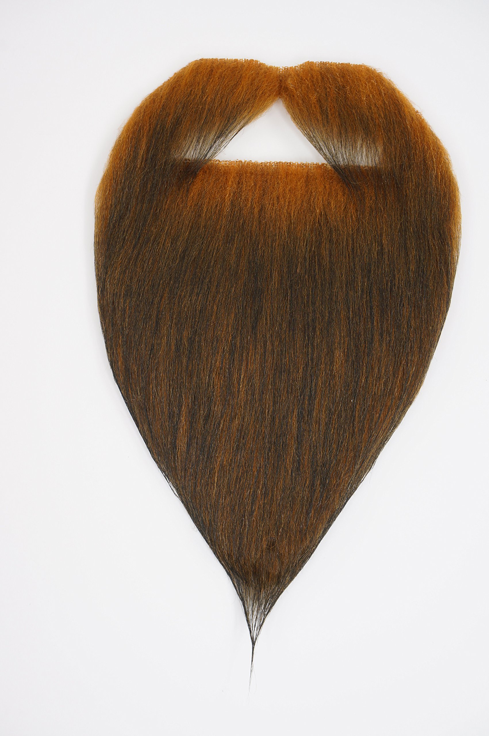 Mustaches Self Adhesive Philosopher Fake Beard, Novelty, False Facial Hair, Costume Accessory for Adults, Dark Ginger Color - Image 4