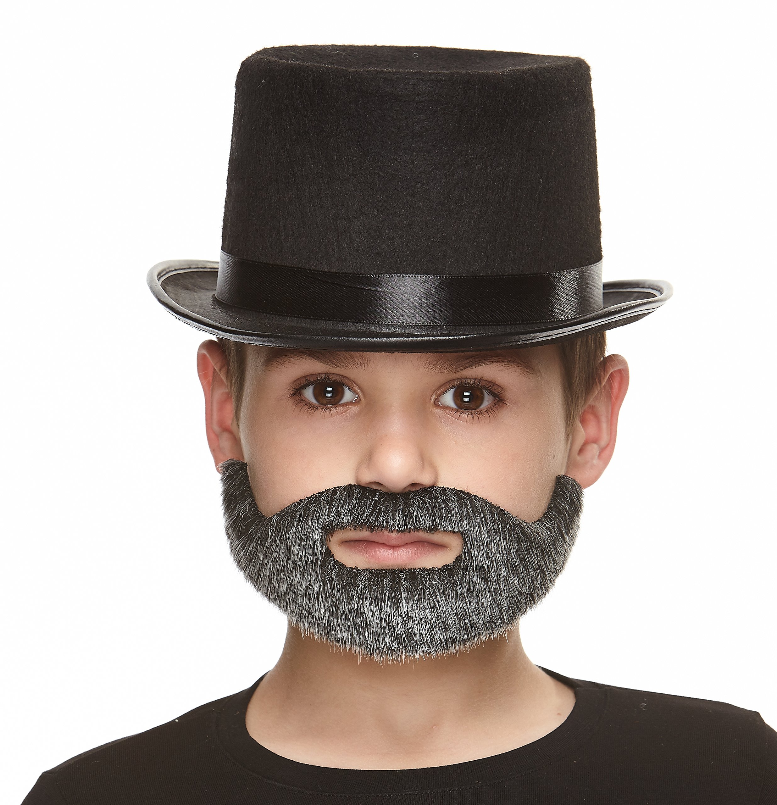 Mustaches Self Adhesive Short Boxed Fake Beard for Kids, Novelty, Small False Facial Hair, Costume Accessory for Children - Image 4